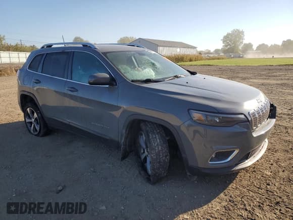 ✅ 2019 Jeep Cherokee Limited • VIN: 1C4PJLDB3KD443747 • Лот: 81944185. Опубликован ранее на Copart с пробегом 89 392 миль. Бесплатный доступ к архиву аукционных продаж из США и подробный отчёт об истории автомобиля на DreamBid. Изображение 4.