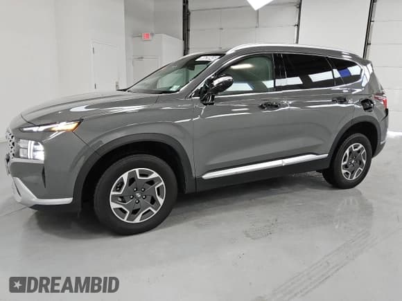 ✅ 2023 Hyundai Santa Fe Blue • VIN: 5NMS2DA12PH013182 • Лот: 90620845. Опубликован ранее на Copart с пробегом 57 879 миль. Бесплатный доступ к архиву аукционных продаж из США и подробный отчёт об истории автомобиля на DreamBid. Изображение 1.