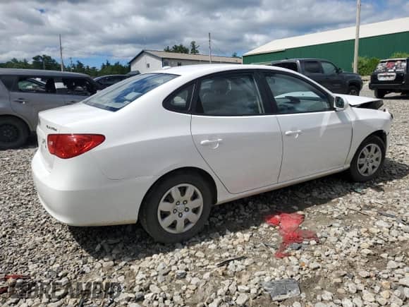 2008 Hyundai Elantra GLS with VIN KMHDU46D08U398916, listed as a Copart auction lot 60273464 with 120,709 mi miles and Salvage title. Bid and sale history available at DreamBid. Image 3.