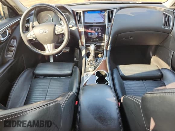 ✅ 2016 Infiniti Q50 Red Sport 400 • VIN: JN1FV7AR6GM450565 • Lot: 81741675. Listed on Copart with 19,546 mi. Free auction sales archive from the USA and detailed vehicle history report at DreamBid. Image 8.