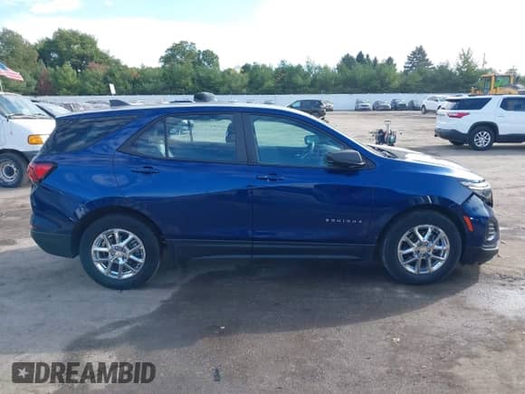 2022 Chevrolet Equinox LS with VIN 2GNAXHEV9N6108691, listed as a IAAI auction lot 43421600 with 23,330 mi miles and . Bid and sale history available at DreamBid. Image 13.