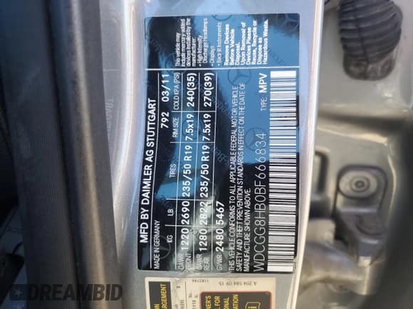 ✅ 2011 Mercedes-Benz GLK 350 • VIN: WDCGG8HB0BF666834 • Lot: 85827115. Wystawiony na Copart z przebiegiem 156 340 mil. Bezpłatny archiwum sprzedaży aukcyjnych z USA i szczegółowy raport historii pojazdu na DreamBid. Zdjęcie 13.