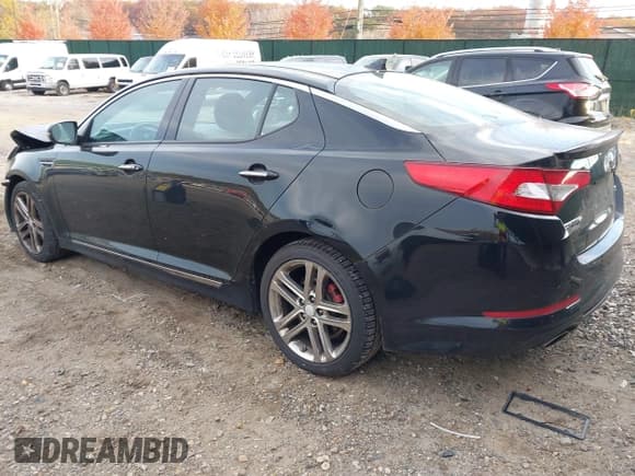 ✅ 2013 Kia Optima SX • VIN: 5XXGR4A60DG176663 • Lot: 43630885. Listed on IAAI with 49,807 mi. Free auction sales archive from the USA and detailed vehicle history report at DreamBid. Image 3.