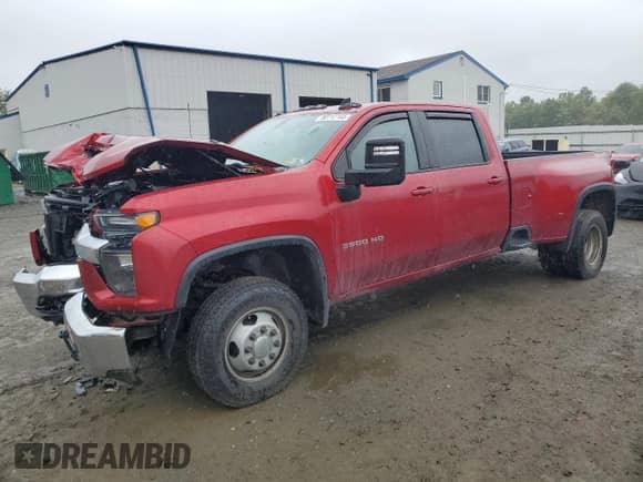 2021 Chevrolet Silverado 3500HD LT z VIN 1GC4YTEY9MF306188, wystawiony jako Copart lot #80712165 z przebiegiem Nie podano mil oraz Szkoda całkowita • Salvage title. Historia ofert i sprzedaży dostępna na DreamBid. Obrazek 1.