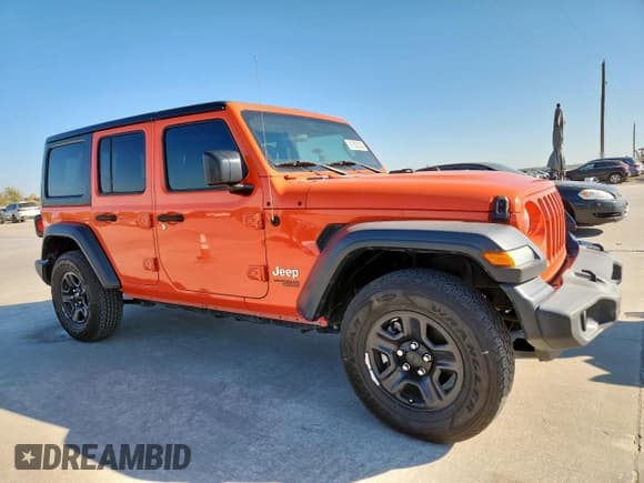 ✅ 2018 Jeep Wrangler Unlimited Sport S • VIN: 1C4HJXDN6JW229280 • Lot: 91903525. Listed on Copart with 91,153 mi. Free auction sales archive from the USA and detailed vehicle history report at DreamBid. Image 4.