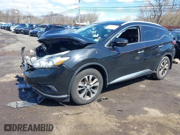 ✅ 2015 Nissan Murano Platinum • VIN: 5N1AZ2MH3FN247882 • Lot: 41975661. Listed on IAAI with 163,483 mi. Free auction sales archive from the USA and detailed vehicle history report at DreamBid. Image 18.