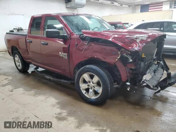 2019 Ram 1500 Express with VIN 1C6RR7FG3KS520587, listed as a Copart auction lot 80892884 with Not provided miles and Non repairable. Bid and sale history available at DreamBid. Image 4.