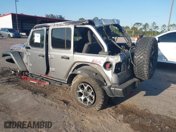 ✅ 2020 Jeep Wrangler Unlimited Rubicon • VIN: 1C4HJXFN1LW114022 • Lot: 41760099. Wystawiony na IAAI z przebiegiem 87 622 mil. Bezpłatny archiwum sprzedaży aukcyjnych z USA i szczegółowy raport historii pojazdu na DreamBid. Zdjęcie 3.