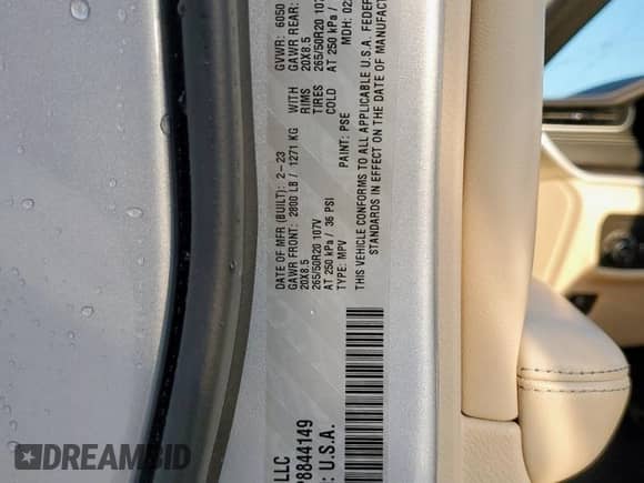 2023 Jeep Grand Cherokee Limited with VIN 1C4RJHBGXP8844149, listed as a Copart auction lot 85141665 with 51,843 mi miles and Clean title. Bid and sale history available at DreamBid. Image 13.