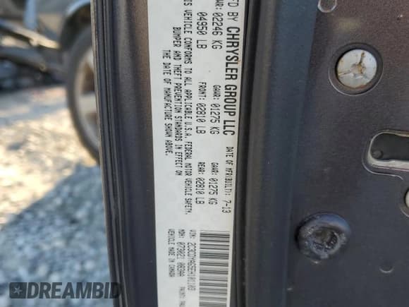 ✅ 2014 Dodge Challenger SXT • VIN: 2C3CDYAG5EH101103 • Lot: 41476465. Wystawiony na Copart z przebiegiem 155 706 mil. Bezpłatny archiwum sprzedaży aukcyjnych z USA i szczegółowy raport historii pojazdu na DreamBid. Zdjęcie 13.