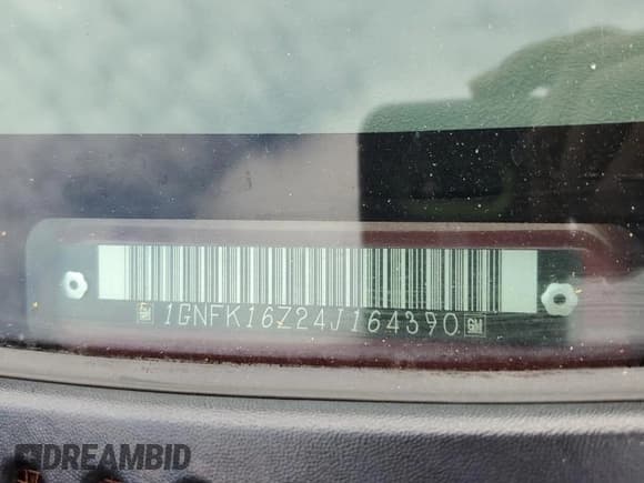 ✅ 2004 Chevrolet Suburban LT • VIN: 1GNFK16Z24J164390 • Лот: 59505505. Опубликован ранее на Copart с пробегом 280 150 миль. Бесплатный доступ к архиву аукционных продаж из США и подробный отчёт об истории автомобиля на DreamBid. Изображение 13.