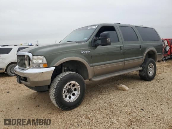 ✅ 2001 Ford Excursion Limited • VIN: 1FMSU43F91EA10949 • Lot: 51003325. Wystawiony na Copart z przebiegiem 252 341 mil. Bezpłatny archiwum sprzedaży aukcyjnych z USA i szczegółowy raport historii pojazdu na DreamBid. Zdjęcie 1.