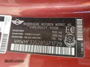 ✅ 2009 MINI Hardtop • VIN: WMWMF33529TU71729 • Lot: 69407195. Listed on Copart with 208,559 mi. Free auction sales archive from the USA and detailed vehicle history report at DreamBid. Image 12.