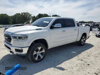 2022 Ram 1500 Limited with VIN 1C6SRFHT9NN116850, listed as a Copart auction lot 71685445 with 62,913 mi miles and Salvage title. Bid and sale history available at DreamBid. Image 1.