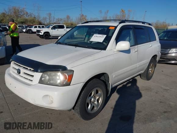 2004 Toyota Highlander с VIN JTEGD21A840101326, выставлен на аукционе IAAI как лот 43613525 с пробегом 160 718 миль миль и . История ставок и продаж доступна на DreamBid. Изображение 2.
