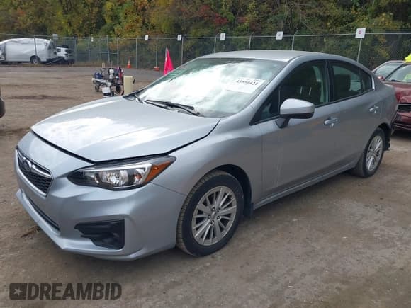 ✅ 2017 Subaru Impreza Premium • VIN: 4S3GKAB65H3602208 • Lot: 43550421. Listed on IAAI with 93,586 mi. Free auction sales archive from the USA and detailed vehicle history report at DreamBid. Image 2.