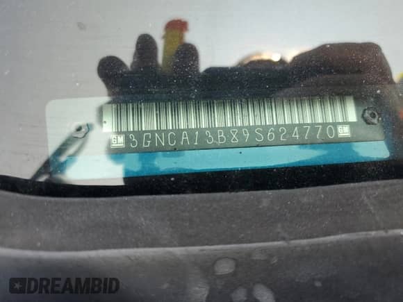 2009 Chevrolet HHR LS с VIN 3GNCA13B89S624770, выставлен на аукционе Copart как лот 70215074 с пробегом 93 043 миль миль и Списание • Salvage title. История ставок и продаж доступна на DreamBid. Изображение 14.