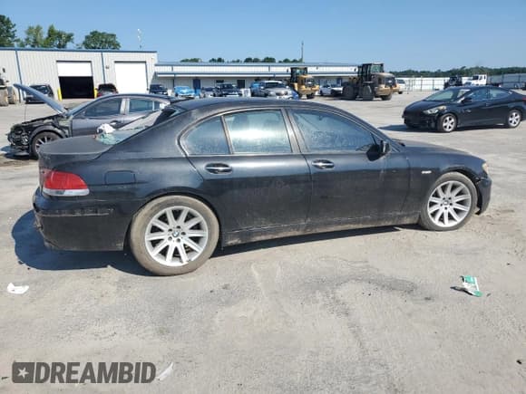 ✅ 2006 BMW 7 Series 750i • VIN: WBAHL83556DT05279 • Lot: 65841895. Listed on Copart with Not provided. Free auction sales archive from the USA and detailed vehicle history report at DreamBid. Image 3.