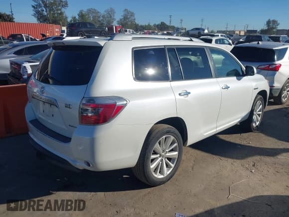 ✅ 2010 Toyota Highlander Limited • VIN: JTEJW3EH1A2047476 • Lot: 43799497. Listed on IAAI with 176,602 mi. Free auction sales archive from the USA and detailed vehicle history report at DreamBid. Image 4.