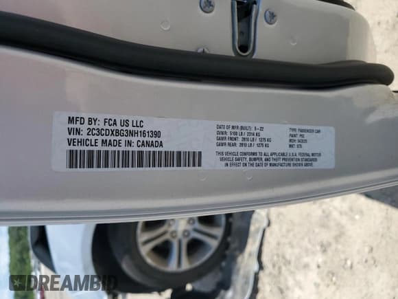 ✅ 2022 Dodge Charger SXT • VIN: 2C3CDXBG3NH161390 • Lot: 63754285. Listed on Copart with 73,754 mi. Free auction sales archive from the USA and detailed vehicle history report at DreamBid. Image 12.