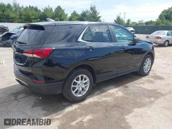 ✅ 2024 Chevrolet Equinox LT • VIN: 3GNAXKEG2RL325273 • Lot: 43164001. Listed on IAAI with 16,863 mi. Free auction sales archive from the USA and detailed vehicle history report at DreamBid. Image 4.