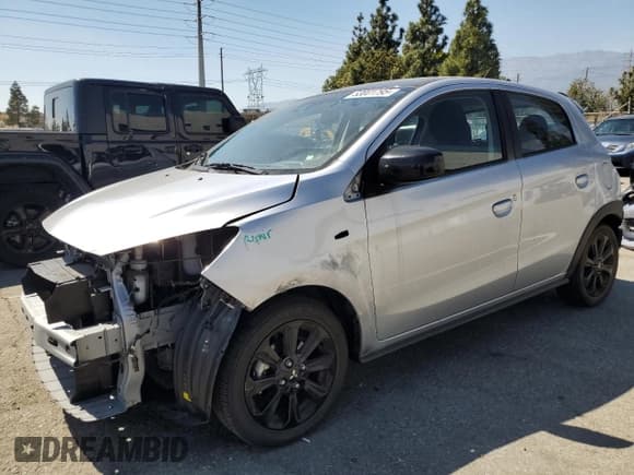 ✅ 2023 Mitsubishi Mirage Black Edition • VIN: ML32AWHJ2PH003051 • Лот: 53001795. Опубликован ранее на Copart с пробегом 28 853 миль. Бесплатный доступ к архиву аукционных продаж из США и подробный отчёт об истории автомобиля на DreamBid. Изображение 1.