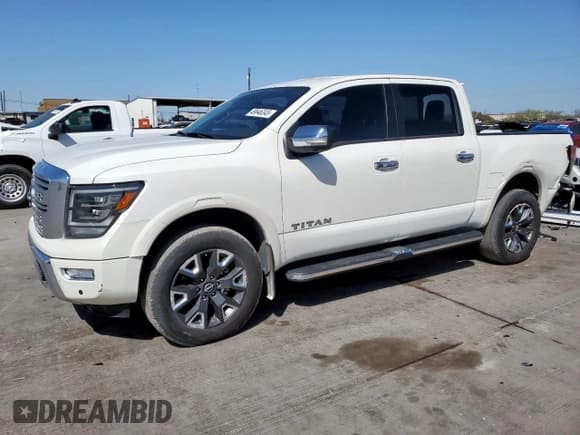 ✅ 2023 Nissan Titan Platinum Reserve • VIN: 1N6AA1ED4PN103838 • Lot: 49646345. Wystawiony na Copart z przebiegiem 35 108 mil. Bezpłatny archiwum sprzedaży aukcyjnych z USA i szczegółowy raport historii pojazdu na DreamBid. Zdjęcie 1.