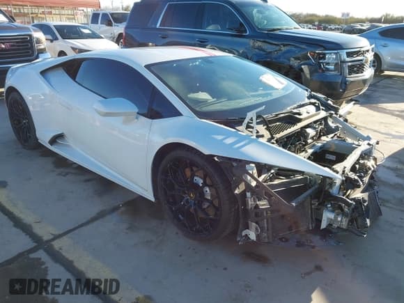 ✅ 2021 Lamborghini Huracan • VIN: ZHWUF5ZF7MLA16358 • Lot: 41407639. Listed on IAAI with 20,980 mi. Free auction sales archive from the USA and detailed vehicle history report at DreamBid. Image 1.