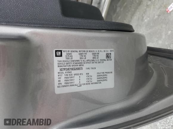 ✅ 2012 GMC Sierra 1500 SLE • VIN: 3GTP2VE79CG268573 • Лот: 71478865. Опубликован ранее на Copart с пробегом 326 655 миль. Бесплатный доступ к архиву аукционных продаж из США и подробный отчёт об истории автомобиля на DreamBid. Изображение 12.