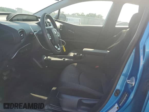 2021 Toyota Prius L Eco with VIN JTDKAMFU8M3140891, listed as a Copart auction lot 80926285 with 91,047 mi miles and Salvage title. Bid and sale history available at DreamBid. Image 7.