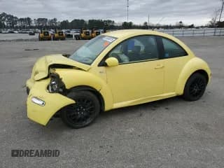 ✅ 2001 Volkswagen Beetle GLS • VIN: 3VWCK21C81M460224 • Lot: 48404615. Listed on Copart with 150,992 mi. Free auction sales archive from the USA and detailed vehicle history report at DreamBid. Image 1.