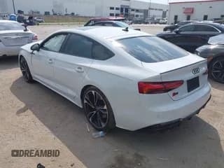 ✅ 2025 Audi S5 Sportback Premium Plus • VIN: WAUC4CF55SA008255 • Lot: 43262742. Listed on IAAI with 2,791 mi. Free auction sales archive from the USA and detailed vehicle history report at DreamBid. Image 3.