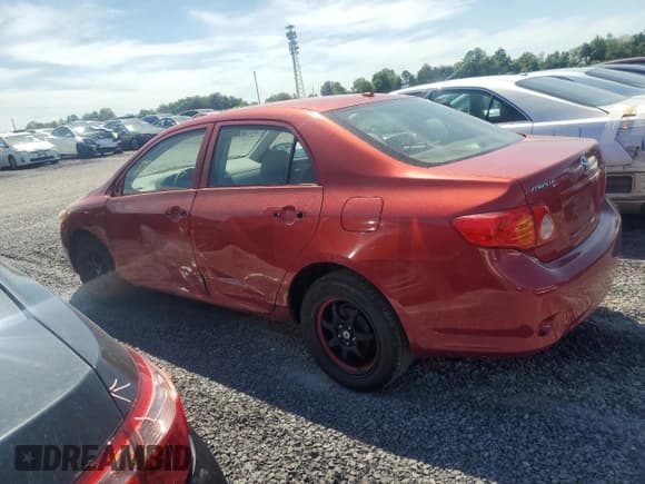 ✅ 2009 Toyota Corolla • VIN: JTDBL40E399050273 • Lot: 57226495. Listed on Copart with 116,876 mi. Free auction sales archive from the USA and detailed vehicle history report at DreamBid. Image 2.