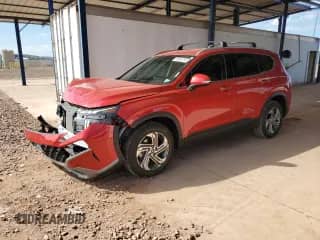 2023 Hyundai Santa Fe SEL z VIN 5NMS24AJ3PH590948, wystawiony jako Copart lot #82643185 z przebiegiem 8 791 mil mil oraz Szkoda całkowita • Salvage title. Historia ofert i sprzedaży dostępna na DreamBid. Obrazek 1.