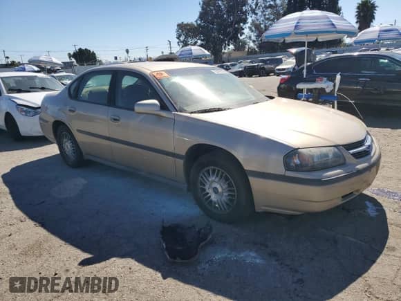 2000 Chevrolet Impala with VIN 2G1WF55K3Y9258992, listed as a Copart auction lot 45476415 with Not provided miles and Salvage title. Bid and sale history available at DreamBid. Image 4.