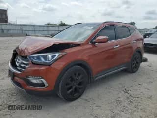 2018 Hyundai Santa Fe Ultimate with VIN 5XYZW4LAXJG506741, listed as a Copart auction lot 66303325 with 80,345 mi miles and Salvage title. Bid and sale history available at DreamBid. Image 1.