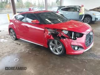 ✅ 2013 Hyundai Veloster Turbo • VIN: KMHTC6AE9DU106071 • Lot: 43537914. Wystawiony na IAAI z przebiegiem 165 739 mil. Bezpłatny archiwum sprzedaży aukcyjnych z USA i szczegółowy raport historii pojazdu na DreamBid. Zdjęcie 1.