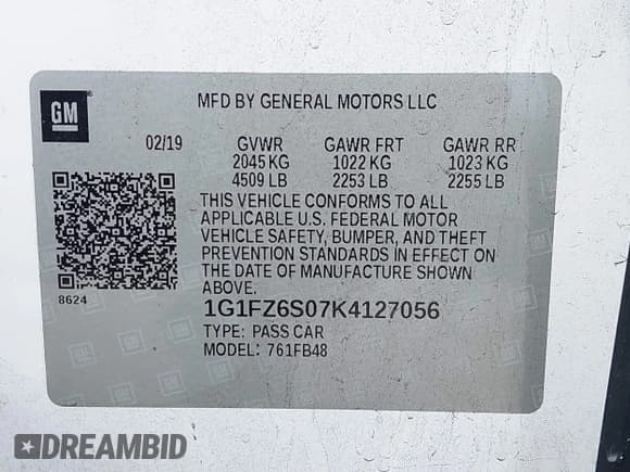 ✅ 2019 Chevrolet Bolt EV Premier • VIN: 1G1FZ6S07K4127056 • Lot: 41269560. Wystawiony na IAAI z przebiegiem 105 990 mil. Bezpłatny archiwum sprzedaży aukcyjnych z USA i szczegółowy raport historii pojazdu na DreamBid. Zdjęcie 9.