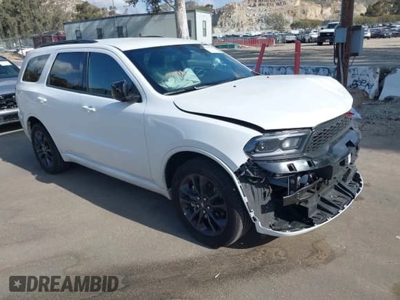 ✅ 2025 Dodge Durango GT • VIN: 1C4RDHDG6SC503177 • Lot: 41946755. Listed on IAAI with 11,319 mi. Free auction sales archive from the USA and detailed vehicle history report at DreamBid. Image 1.