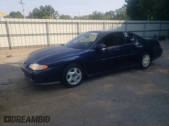 ✅ 2002 Chevrolet Monte Carlo LS • VIN: 2G1WW12E929330809 • Lot: 68329565. Listed on Copart with 172,690 mi. Free auction sales archive from the USA and detailed vehicle history report at DreamBid. Image 1.