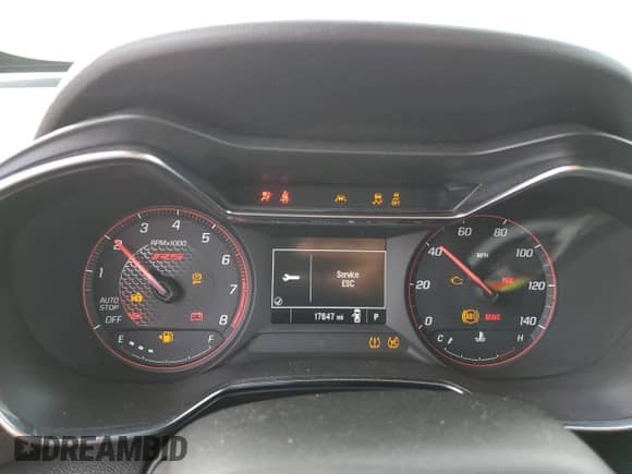 2023 Chevrolet TrailBlazer RS с VIN KL79MTSL4PB153559, выставлен на аукционе Copart как лот 81773135 с пробегом 17 647 миль миль и Списание • Salvage title. История ставок и продаж доступна на DreamBid. Изображение 9.