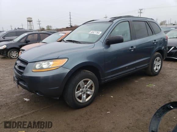 ✅ 2009 Hyundai Santa Fe GLS • VIN: 5NMSG13DX9H270665 • Lot: 50427764. Listed on Copart with 108,256 mi. Free auction sales archive from the USA and detailed vehicle history report at DreamBid. Image 1.