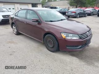 ✅ 2013 Volkswagen Passat S • VIN: 1VWAP7A34DC065484 • Lot: 42321583. Listed on IAAI with 285,295 mi. Free auction sales archive from the USA and detailed vehicle history report at DreamBid. Image 1.