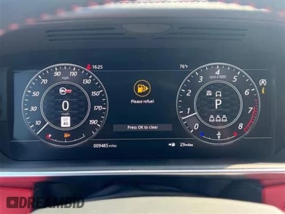 ✅ 2022 Land Rover Range Rover Sport SVR • VIN: SALWZ2RE6NA244093 • Lot: 59608885. Listed on Copart with 9,485 mi. Free auction sales archive from the USA and detailed vehicle history report at DreamBid. Image 8.