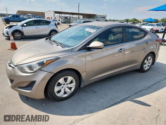 ✅ 2016 Hyundai Elantra SE • VIN: 5NPDH4AE0GH772460 • Lot: 80504075. Listed on Copart with 148,527 mi. Free auction sales archive from the USA and detailed vehicle history report at DreamBid. Image 1.
