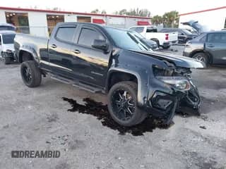 ✅ 2021 Chevrolet Colorado 4WD Work Truck • VIN: 1GCGTBEN6M1157490 • Лот: 43516980. Опубликован ранее на IAAI с пробегом 79 094 миль. Бесплатный доступ к архиву аукционных продаж из США и подробный отчёт об истории автомобиля на DreamBid. Изображение 1.