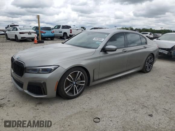 ✅ 2020 BMW 7 Series 750i xDrive • VIN: WBA7U2C02LGJ59296 • Лот: 58029085. Опубликован ранее на Copart с пробегом 116 522 миль. Бесплатный доступ к архиву аукционных продаж из США и подробный отчёт об истории автомобиля на DreamBid. Изображение 1.