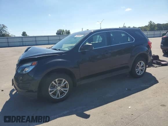 2017 Chevrolet Equinox LS z VIN 2GNFLEEK6H6256730, wystawiony jako Copart lot #80989455 z przebiegiem 84 354 mil mil oraz Szkoda całkowita • Salvage title. Historia ofert i sprzedaży dostępna na DreamBid. Obrazek 1.