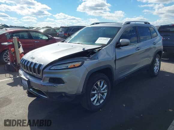 ✅ 2014 Jeep Cherokee Limited • VIN: 1C4PJMDS1EW182021 • Lot: 43575951. Listed on IAAI with 149,038 mi. Free auction sales archive from the USA and detailed vehicle history report at DreamBid. Image 2.