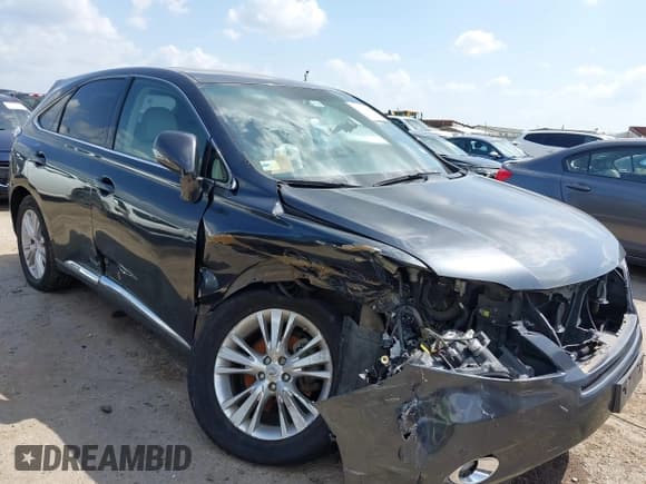 ✅ 2011 Lexus RX 450h • VIN: JTJZB1BAXB2004445 • Lot: 42394455. Listed on IAAI with 161,950 mi. Free auction sales archive from the USA and detailed vehicle history report at DreamBid. Image 1.